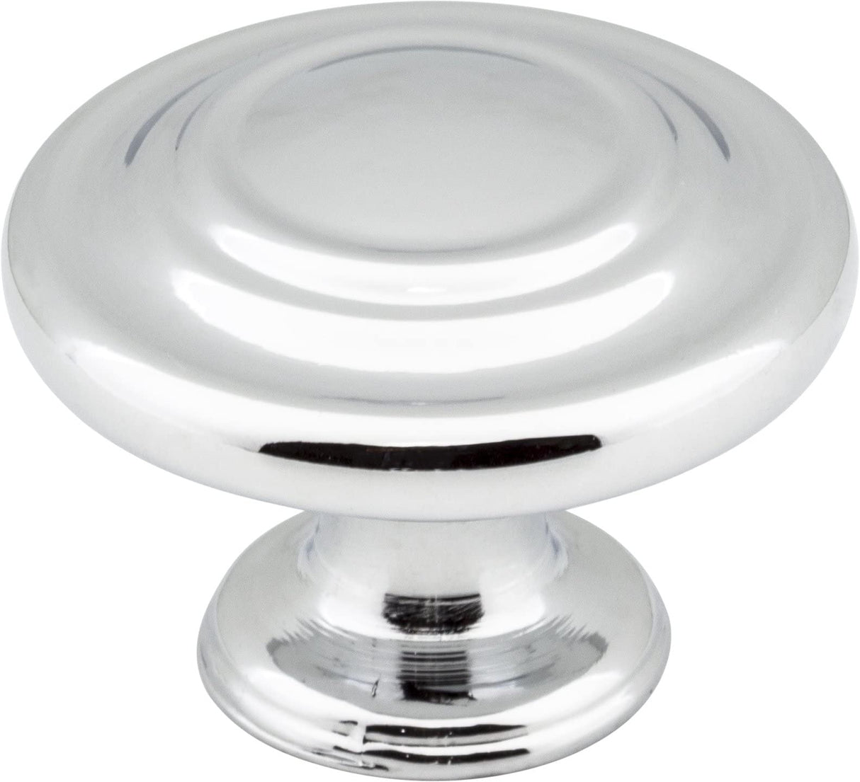 Elements 107PC 1-5/16" Diameter Polished Chrome Round Arcadia Cabinet Knob