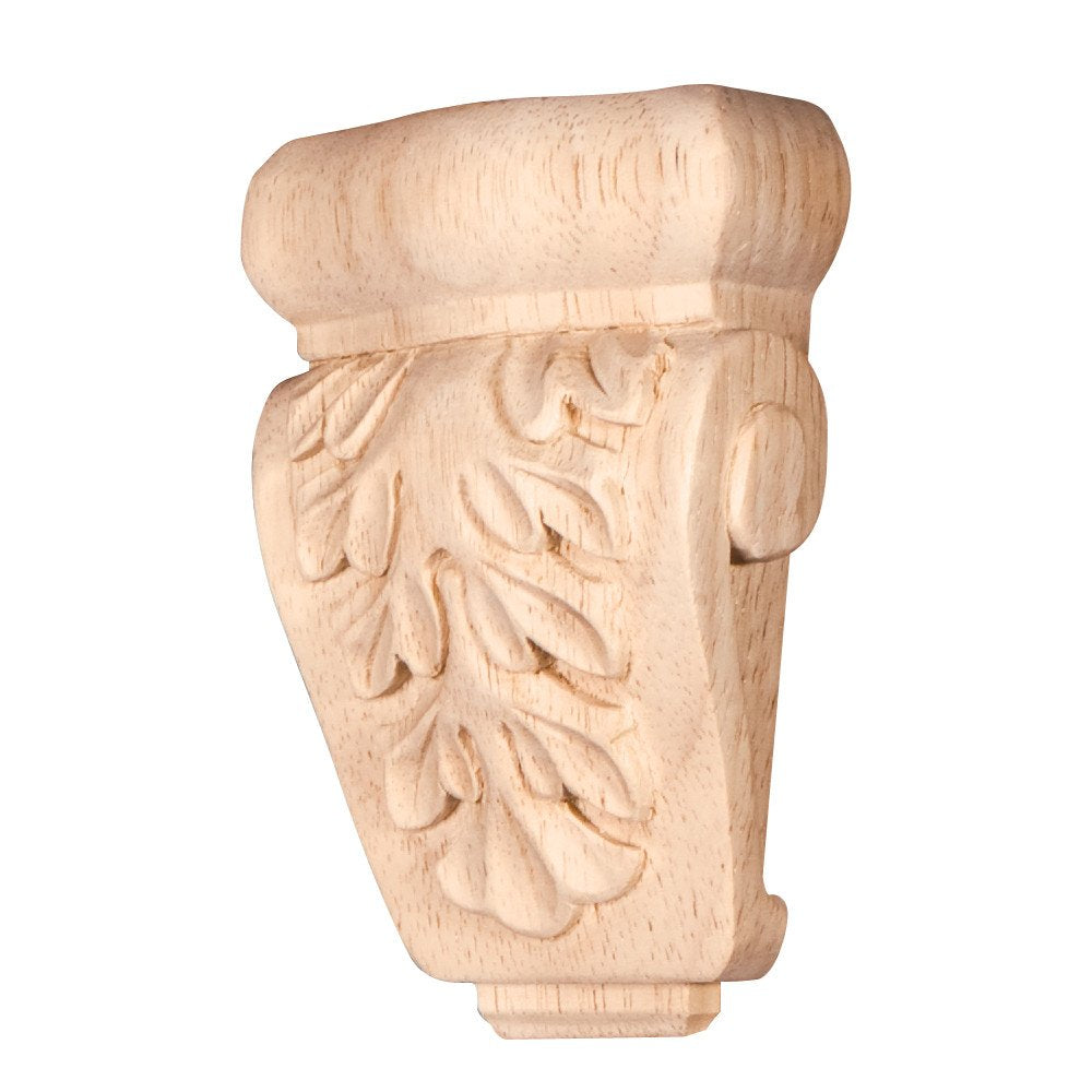 Hardware Resources CORP-1MP 2-7/8" W x 1-1/2" D x 4-1/2" H Maple Acanthus Corbel