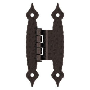 Amerock BPR3406ORB Cabinet Hinge 3/8 in (10 mm) Offset Non-Self Closing Face Mount Oil Rubbed Bronze Kitchen Cabinet Door Hinge 1 Pair/2 Pack Functional Hardware