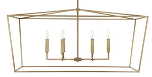 Capital Lighting 837661AD Thea 6 Light Island Aged Brass