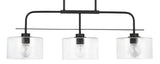 Capital Lighting 838435MB Jake 3 Light Island Matte Black