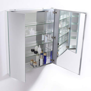 Fresca FMC8091 Fresca 30" Wide x 36" Tall Bathroom Medicine Cabinet w/ Mirrors