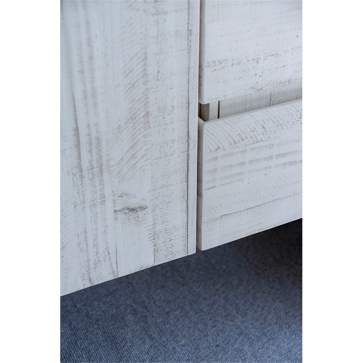 Fresca FVN31-123012RWH Fresca Formosa 54" Wall Hung Modern Bathroom Vanity w/ Mirror in Rustic White