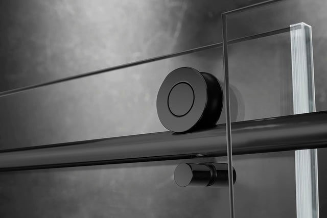 Elegant 66'' * 76'' Frameless Shower Door (Brushed Nickel)