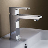 Fresca FFT9151CH Fresca Allaro Single Hole Mount Bathroom Vanity Faucet - Chrome