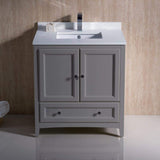 Fresca FCB2030AW-CWH-U Antique White Bathroom Cabinet