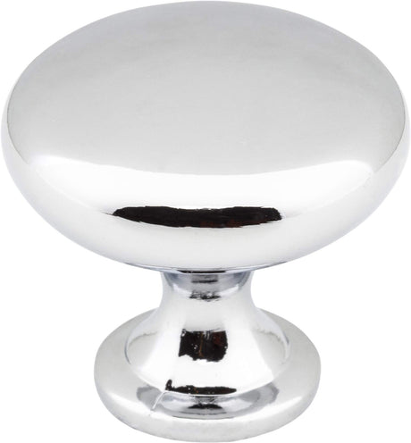 Elements 3910-PC-R 1-3/16" Diameter Polished Chrome Madison Retail Packaged Cabinet Mushroom Knob