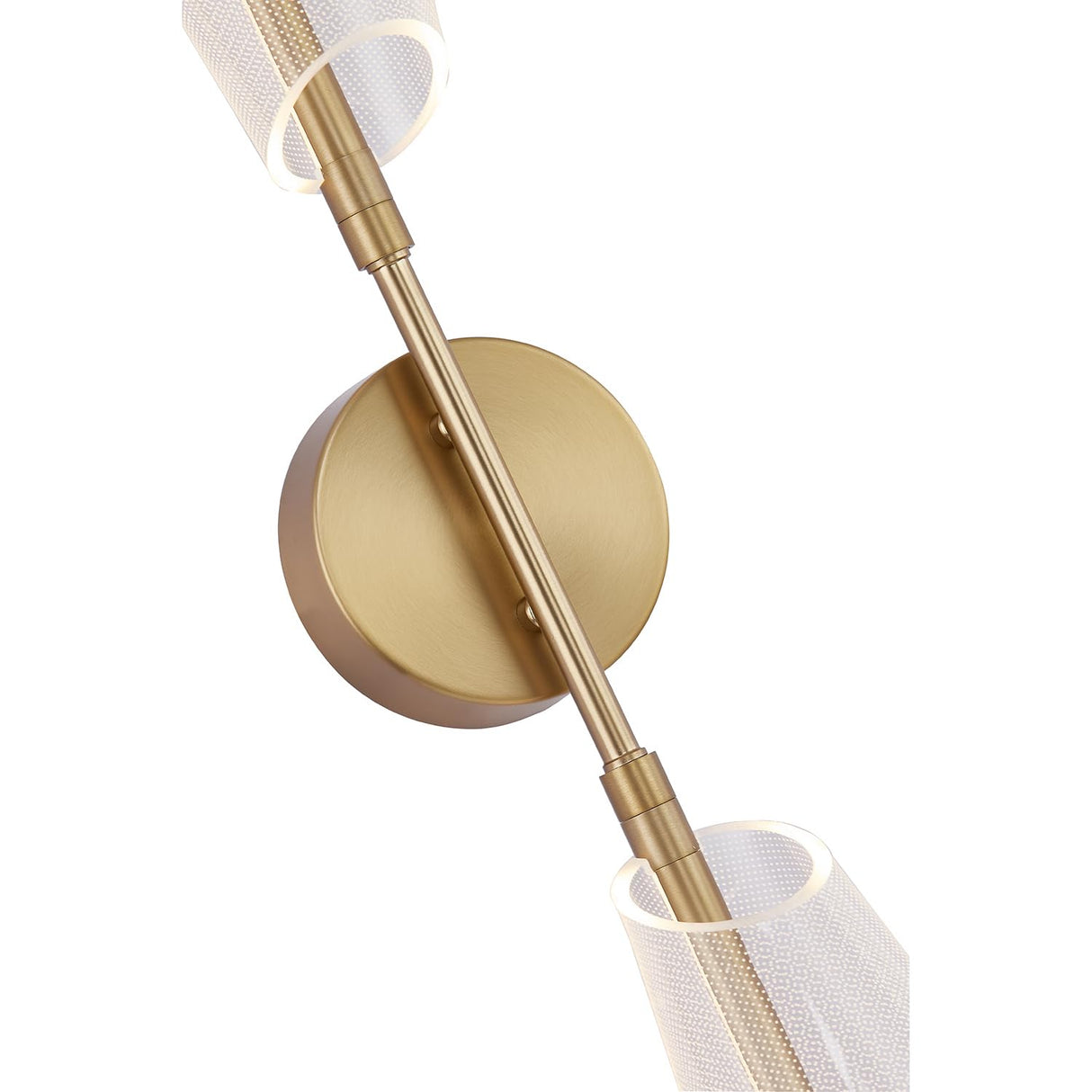Kuzco WS62629-BG/LG MULBERRY 29" WS BRUSHED GOLD LIGHT GUIDE  31W LED 90 3000K DC LED