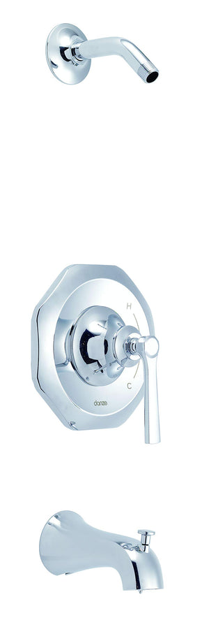 Gerber D500028LSTC Chrome Draper Tub & Shower Trim Kit, Without Showerhead