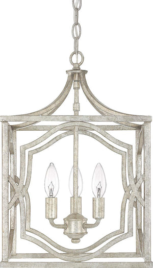 Capital Lighting 9481AS Blakely 3 Light Foyer Antique Silver