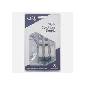 KasaWare K8173PC-8 3-7/8" Overall Length Rounded Pull, 8-pack