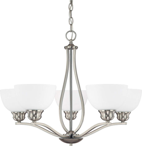 Capital Lighting 4035BN-212 Stanton 5 Light Chandelier Brushed Nickel