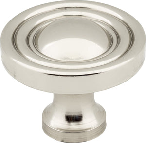 Jeffrey Alexander 818SN 1-3/8" Diameter Satin Nickel Round Bella Cabinet Knob