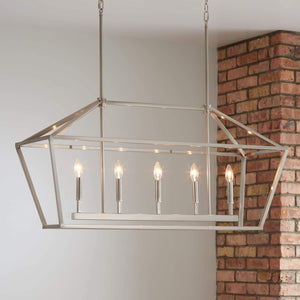 Millennium Lighting 3245-MB Ritner 5 Light 40" Wide Taper Candle Chandelier