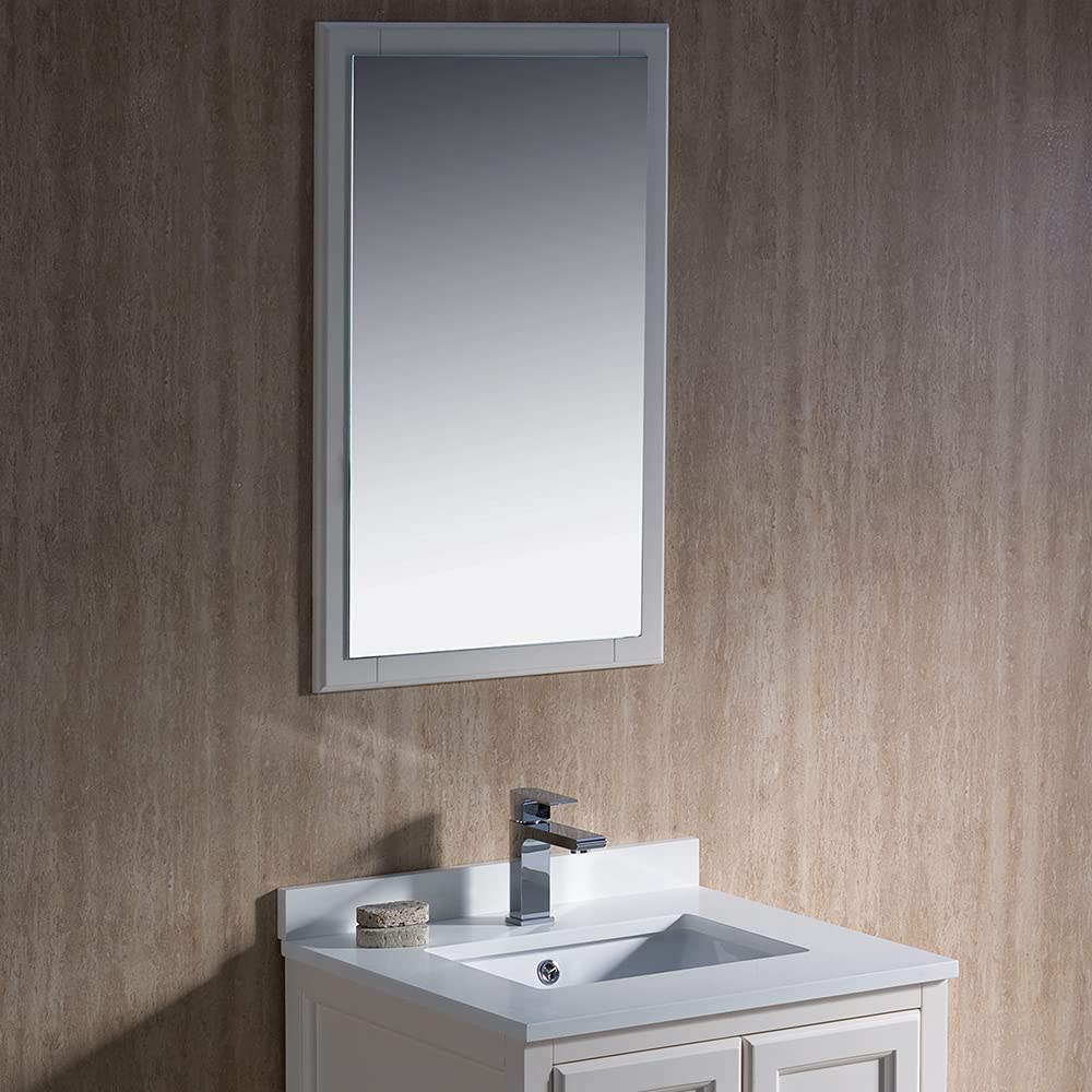 Fresca FVN2024GR Fresca Oxford 24" Gray Traditional Bathroom Vanity