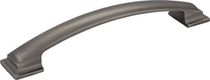 Jeffrey Alexander 435-160BNBDL 160 mm Center-to-Center Brushed Pewter Square Annadale Cabinet Pull