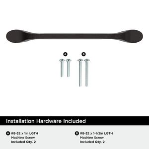 Amerock BP21937ORB Oil-Rubbed Bronze Cabinet Pull 5-1/16 inch (128mm) Center-to-Center Cabinet Hardware Ravino Furniture Hardware Drawer Pull