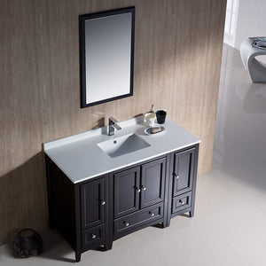 Fresca FVN20-122412GR Fresca Oxford 48" Gray Traditional Bathroom Vanity