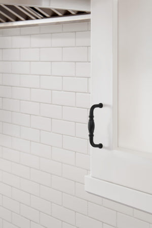 Amerock Cabinet Pull Matte Black 3 inch (76 mm) Center to Center Granby 1 Pack Drawer Pull Drawer Handle Cabinet Hardware
