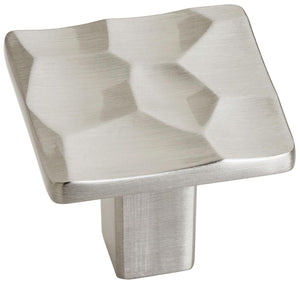 Amerock Cabinet Knob Satin Nickel 1-3/16 inch (30 mm) Length Kamari 1 Pack Drawer Knob Cabinet Hardware