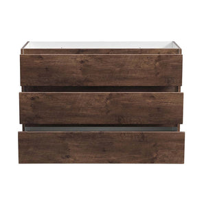 Fresca FCB9348RW Fresca Lazzaro 48" Rosewood Free Standing Modern Bathroom Cabinet