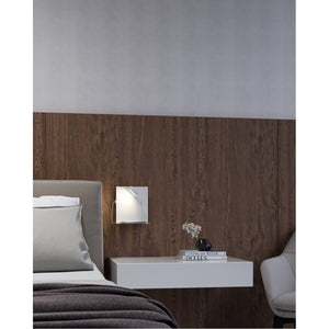 Kuzco WS16907-WH DRESDEN 7" WALL SCONCE WHITE 7W 120VAC WITH LED DRIVER AND USB PORT 3000K 90CRI