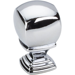 Jeffrey Alexander 188PC 7/8" Overall Length  Polished Chrome Katharine Cabinet Knob