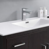 Fresca FCB9448WH-I Fresca Imperia 48" Glossy White Free Standing Modern Bathroom Cabinet w/ Integrated Sink