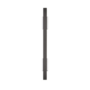 Amerock Cabinet Pull Polished Chrome/Brushed Matte Black 3-3/4 inch (96 mm) Center to Center Urbanite 1 Pack Drawer Pull Drawer Handle Cabinet Hardware