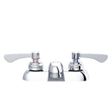 Gerber GC444541 Chrome Commercial Two Handle Centerset Lavatory Faucet Less Drain 0...