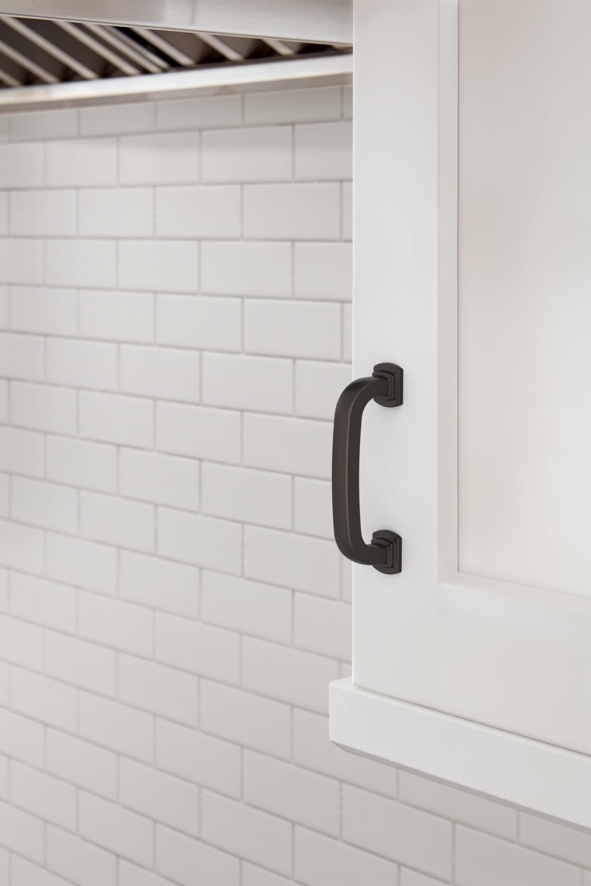 Amerock BP36897ORB Oil-Rubbed Bronze Cabinet Pull 3 inch (76mm) Center-to-Center Cabinet Hardware Surpass Furniture Hardware Drawer Pull