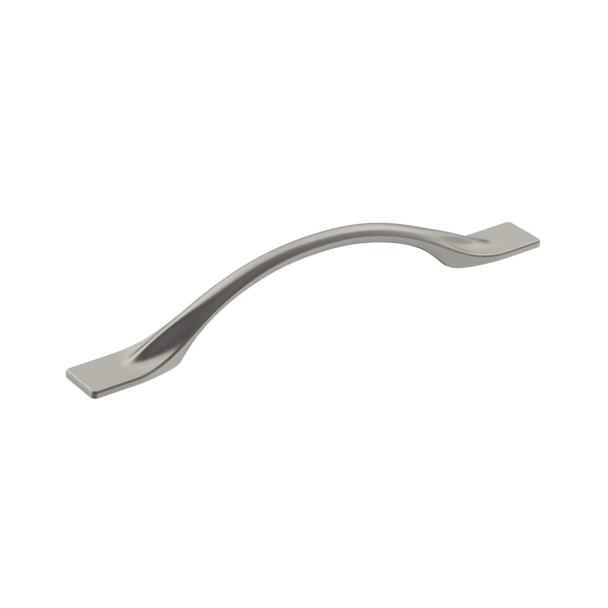 Amerock Cabinet Pull Satin Nickel 5-1/16 inch (128 mm) Center-to-Center Uprise 1 Pack Drawer Pull Cabinet Handle Cabinet Hardware