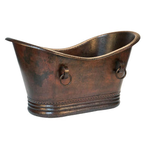 Double 60" x 32" Slipper Bathtub