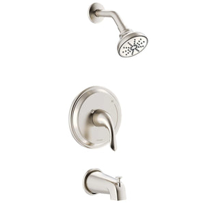 Gerber G00G9155BNTC Brushed Nickel Viper Single Handle Tub & Shower Trim Kit & TREY...