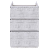 Fresca FCB31-241224RWH-FC Fresca Formosa 58" Floor Standing Double Sink Modern Bathroom Cabinet in Rustic White