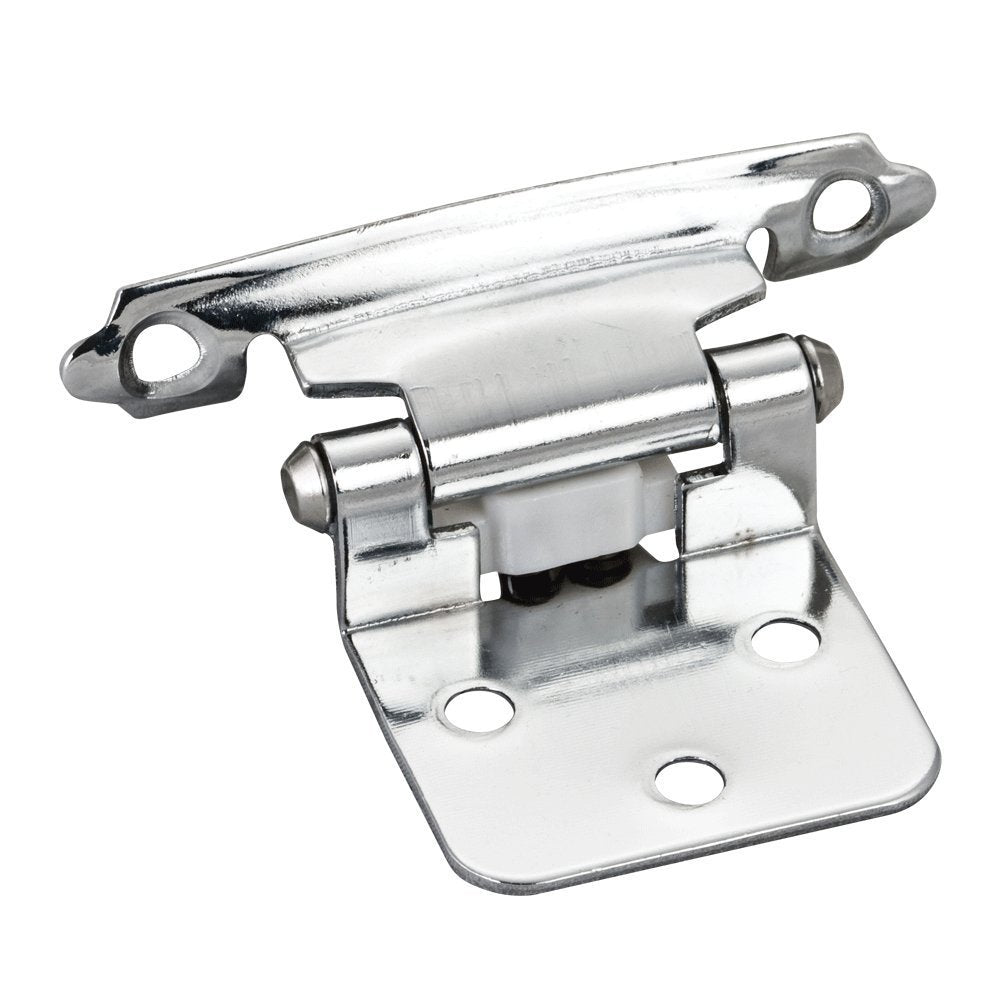 Hardware Resources P5011PC-R Traditional 1/2" Overlay Hinge with Screws - Polished Chrome