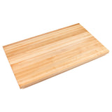 John Boos KCT10925-O Edge-Grain Maple Butcher Block Countertop - 1-1/2" Thick, 109"L x 25"W, Oil Finish