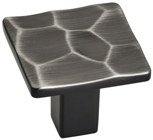Amerock Cabinet Knob Gunmetal 1-3/16 inch (30 mm) Length Kamari 1 Pack Drawer Knob Cabinet Hardware