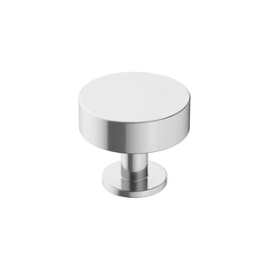 Amerock Cabinet Knob Polished Chrome 1-1/4 inch (32 mm) Diameter Radius 1 Pack Drawer Knob Cabinet Hardware