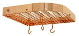 Enclume PR7B CP Small 12" Corner Wall Rack w/ 6 Hooks CP