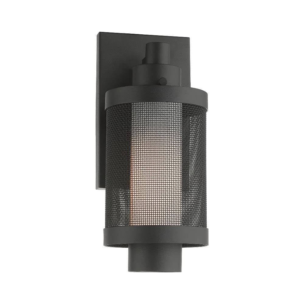 Livex Lighting 20681-14 1 Light Textured Black Wall Lantern