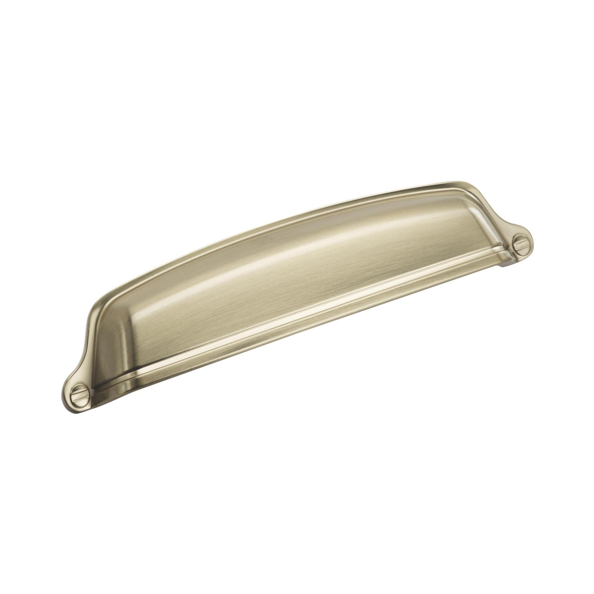 Amerock Cabinet Cup Pull Golden Champagne 5-1/16 inch (128 mm) Center to Center Stature 1 Pack Drawer Pull Drawer Handle Cabinet Hardware