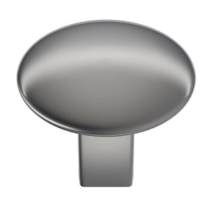 Amerock Cabinet Knob Polished Chrome 1-1/4 inch (32 mm) Diameter Riva 1 Pack Drawer Knob Cabinet Hardware