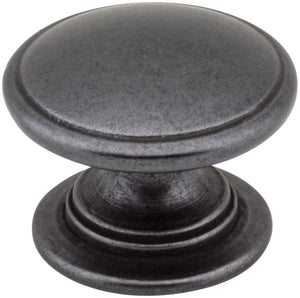 Jeffrey Alexander 3980-DACM 1-1/4" Diameter Gun Metal Durham Cabinet Knob