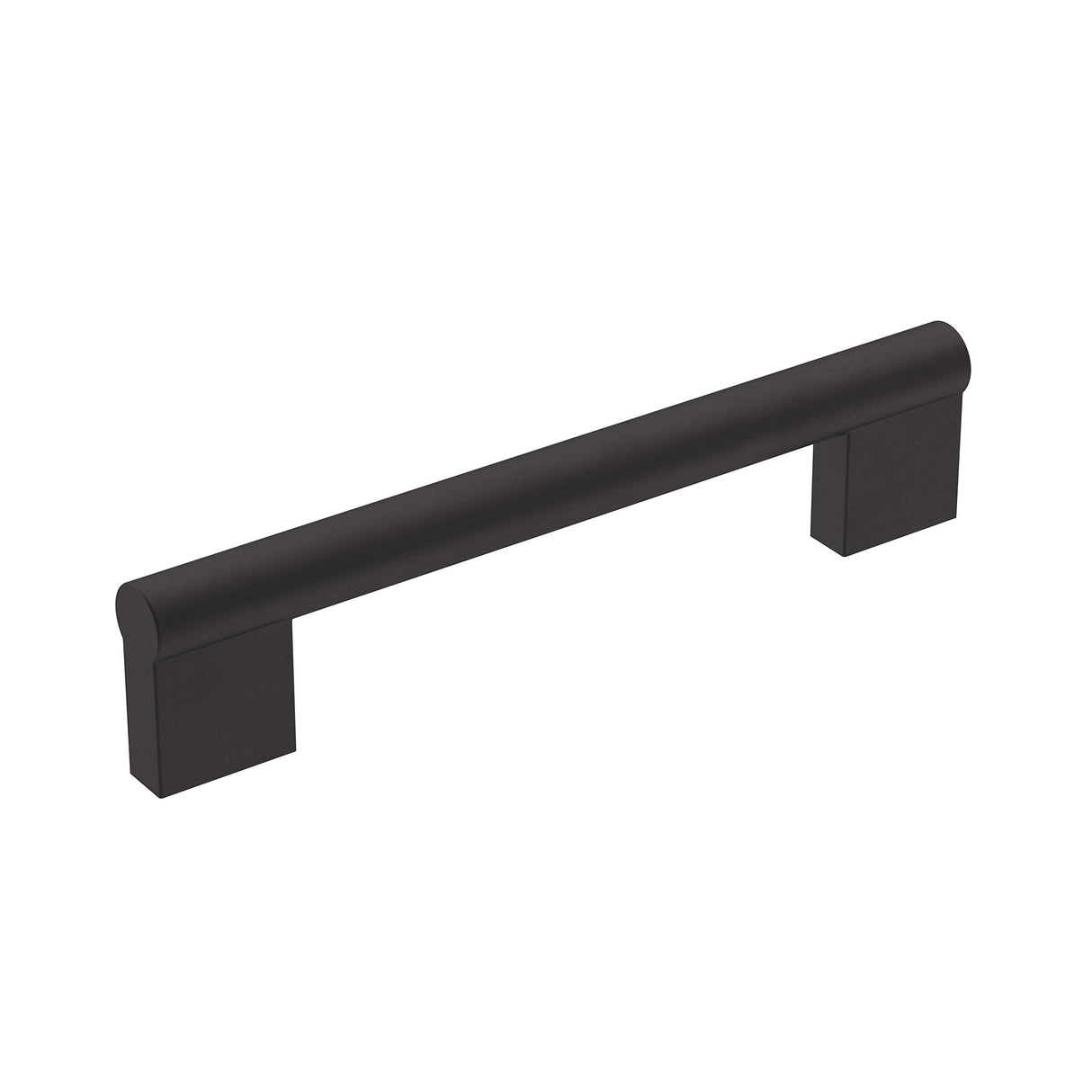 Amerock Cabinet Pull Matte Black 5-1/16 inch (128 mm) Center-to-Center Versa 1 Pack Drawer Pull Cabinet Handle Cabinet Hardware