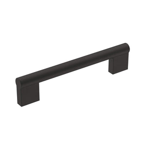 Amerock Cabinet Pull Matte Black 5-1/16 inch (128 mm) Center-to-Center Versa 1 Pack Drawer Pull Cabinet Handle Cabinet Hardware