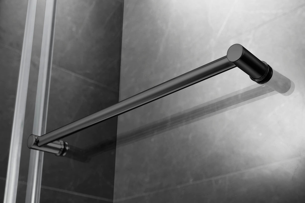Elegant 48'' * 76'' Frameless Shower Door with Finish in Gold