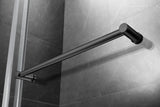 Elegant 66'' * 76'' Frameless Shower Door (Brushed Nickel)