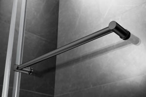 Elegant 66'' * 76'' Frameless Shower Door (Brushed Nickel)
