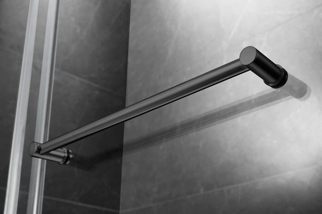Elegant 66'' * 76'' Frameless Shower Door (Brushed Nickel)